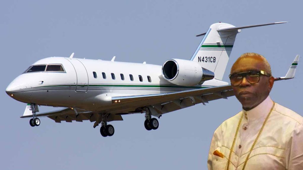 Pastor Ayodele Oritsejafor private jet