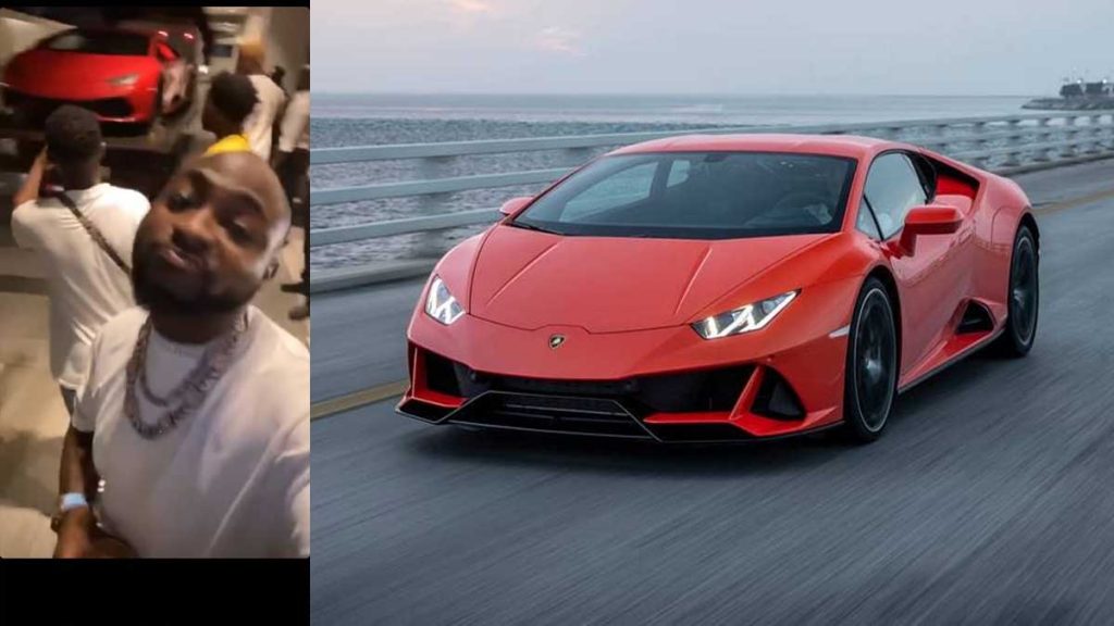 Davido buys himself a Lamborghini Huracan on Independence day