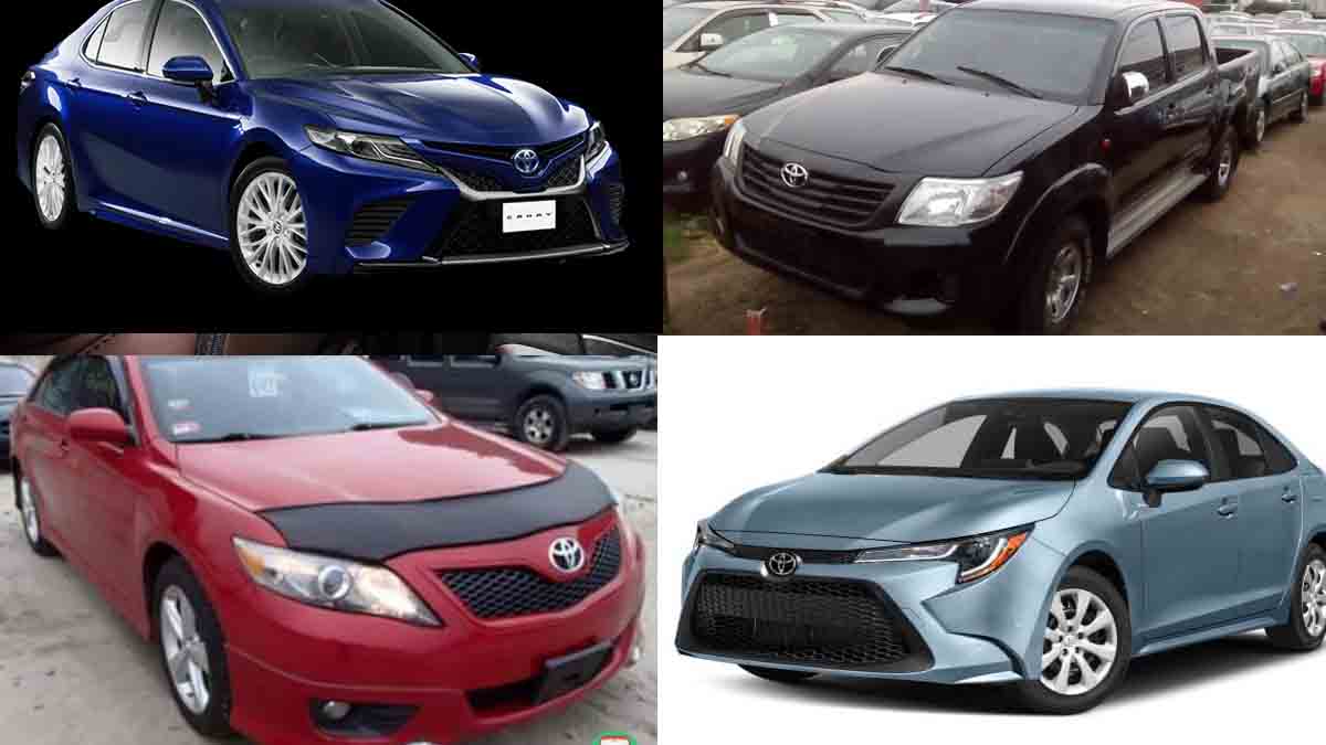 Toyota Tokunbo Cars For Sale In Lagos 2020