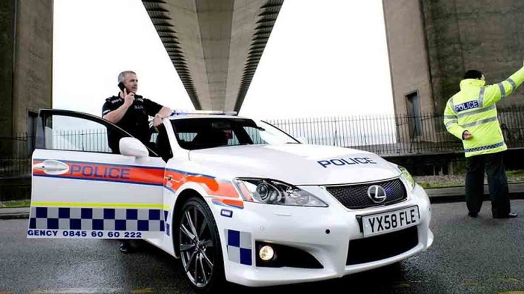 Lexus IS-F - The United Kingdom police