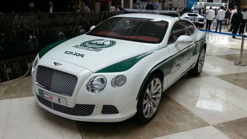 police Bentley Continental GT