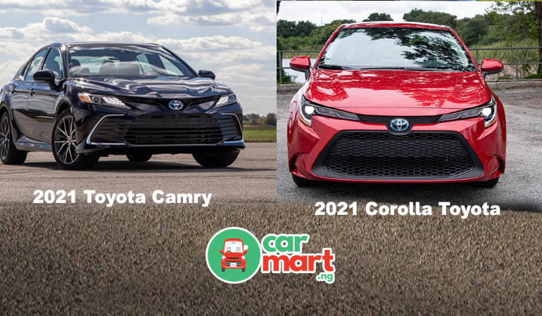 2021 Toyota Camry Vs 2021 Toyota Corolla