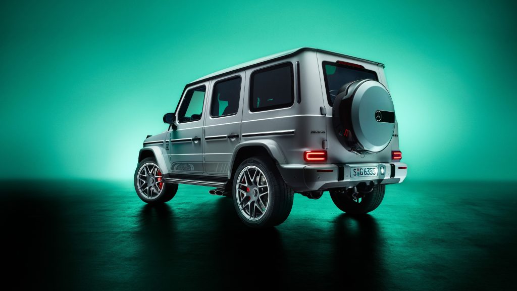  Back view of the 2022 AMG G63
