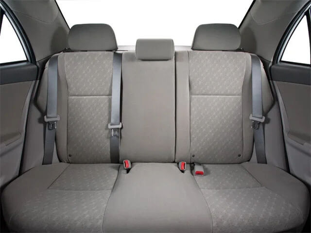 2010 Toyota Corolla back seat
