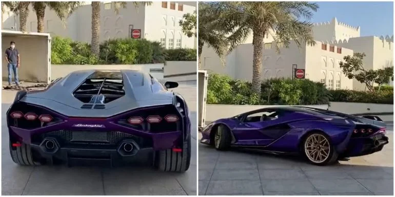 Rear & Side View Of The Bugatti Divo