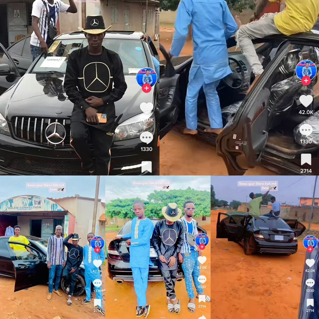  Four Yahoo Boys Contribute Money For A Brand New Mercedes-Benz C350