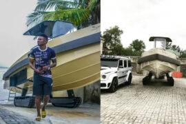 Obafemi Martins Shows Off His Luxurious Yacht Iguana 31 Expedition Worth ₦276m In New Picture
